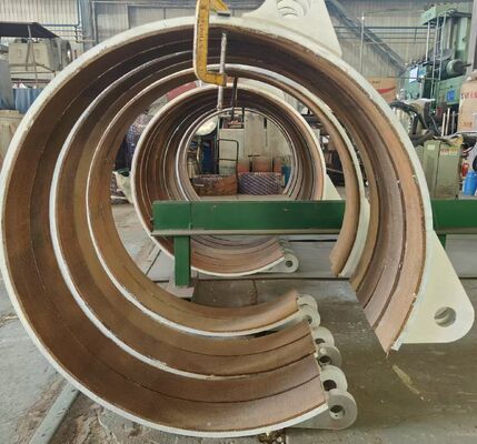 6100 BGO 真鍮線補強ノンアスベスト織りブレーキライニング、耐熱200℃、厚さ5-35mm